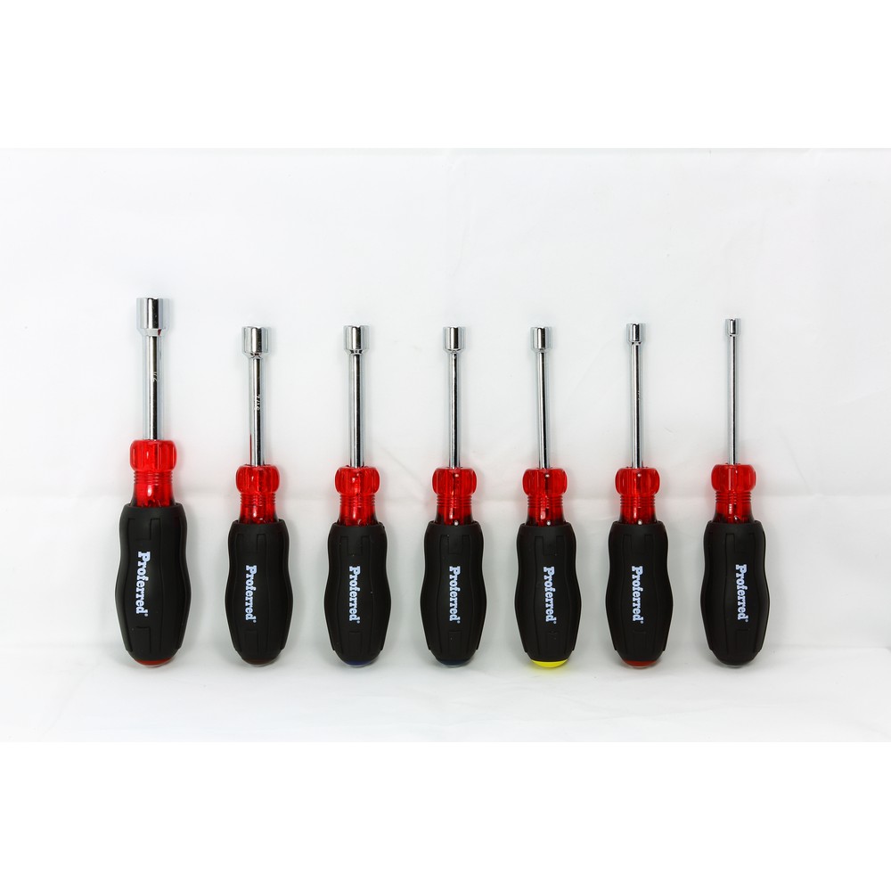 7 Piece Hollow Shank Nut Driver Set T28003