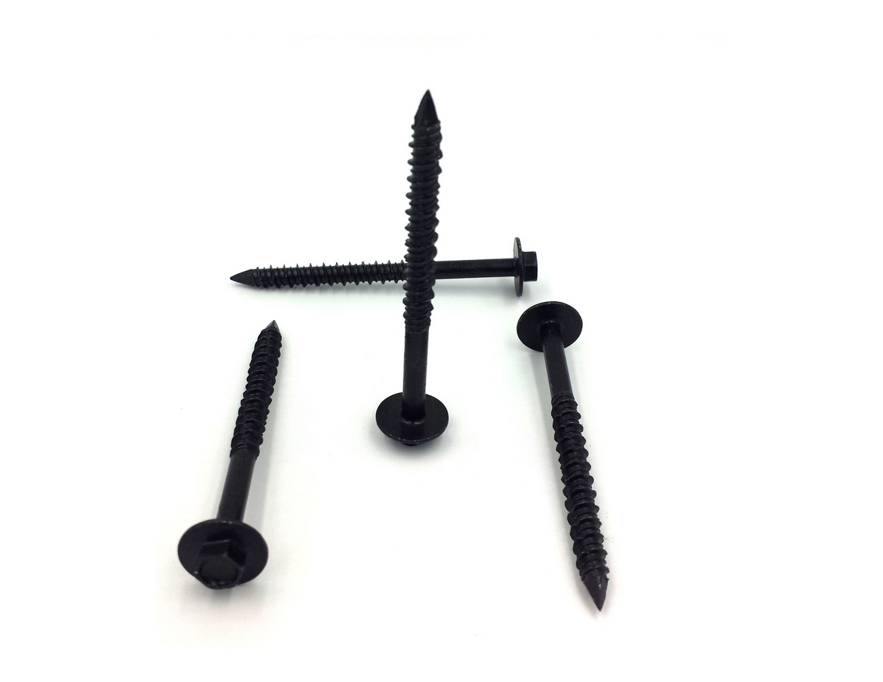 1/4" x 3" Length Under Head, Hex Drive, Concrete Screw & Masonry Fastener