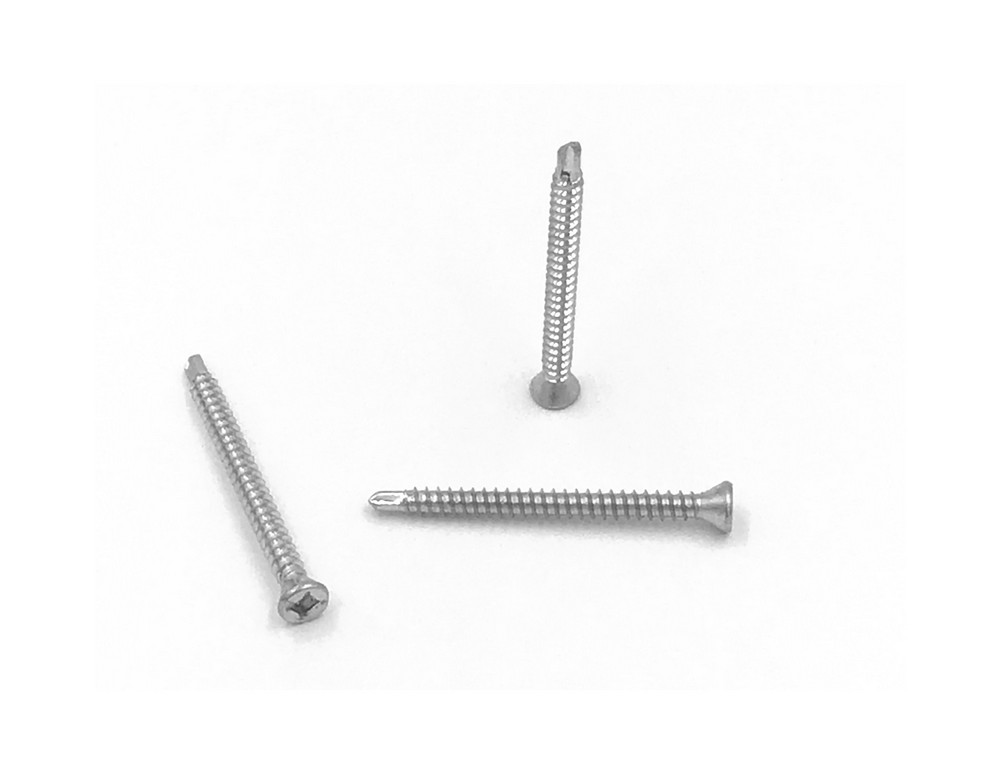 6 x 15/8" Square Drive Trim Head Self Drill Screws